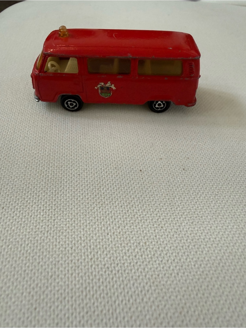 RARE MAJORETTE VOLKSWAGEN FOURGON FIRE BRIGADE  car